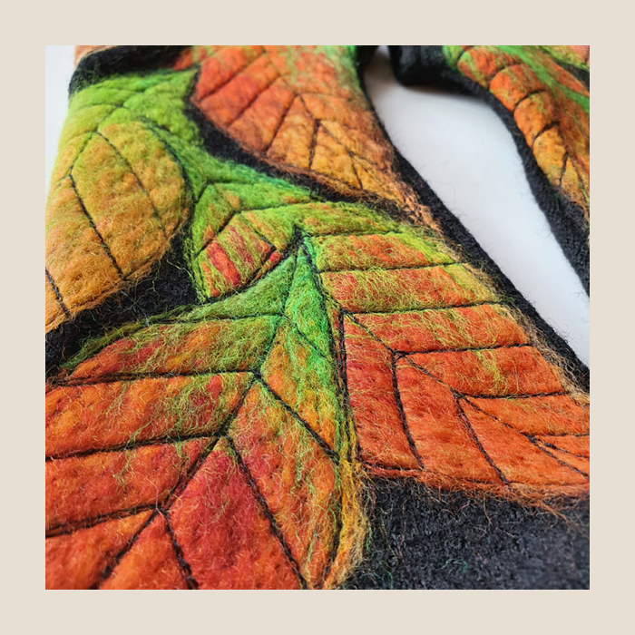 Artystyczne Mitenki Wełniane